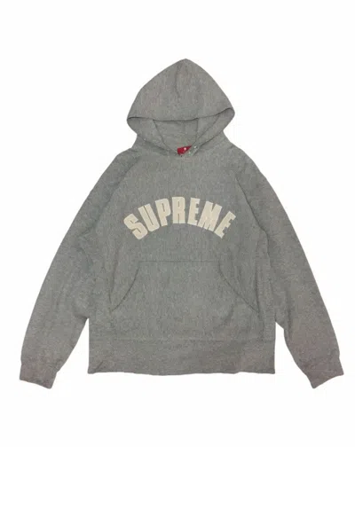 Pre-owned Supreme Og 1995  Arc Logo Hoodie In Gray