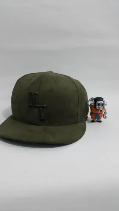 Pre-owned Supreme Og Ny Fitted Cap 2003 In Olive/green