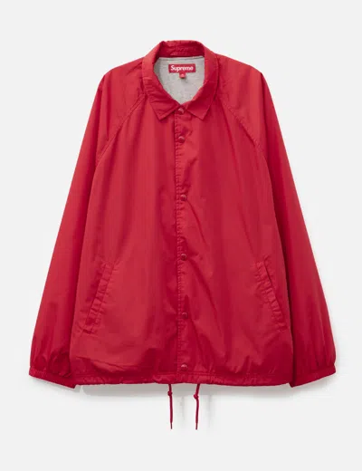 Supreme Old English Arc Coach Jacket In Red