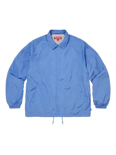Supreme Old English Arc Coaches Jacket In Blue