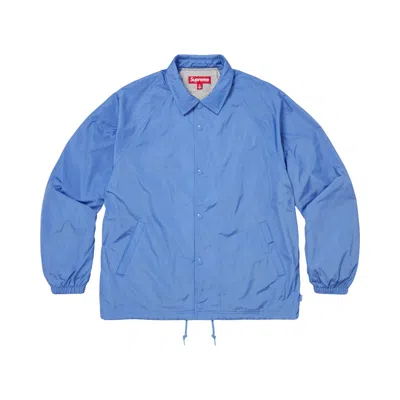 Pre-owned Supreme Old English Arc Coaches Jacket 'light Blue' | Men's Size Xl