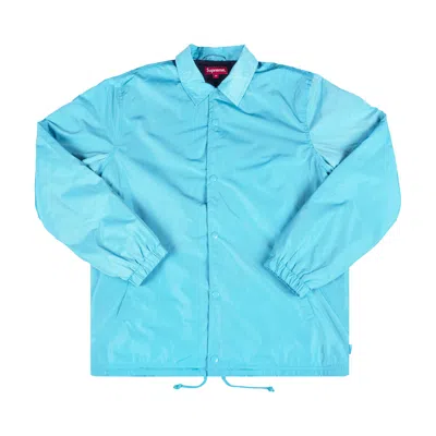 Pre-owned Supreme Old English Coaches Jacket 'blue' | Men's Size L