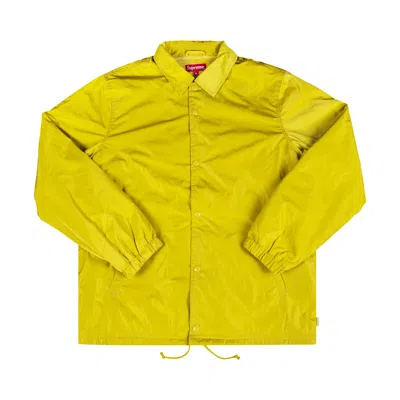 Pre-owned Supreme Old English Coaches Jacket 'gold' | Yellow | Men's Size L