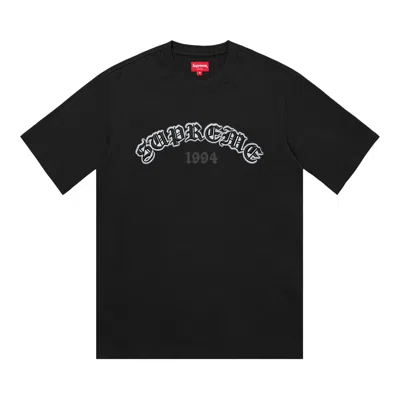 Pre-owned Supreme Old English Glow Short-sleeve Top 'black' | Men's Size Xl
