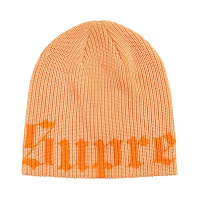 Pre-owned Supreme Old English Printed Beanie 'light Orange' | Men's Size Onesize