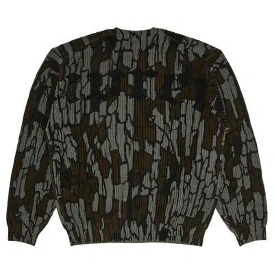 Pre-owned Supreme Old English Printed Sweater 'mossy Oak Trebark Camo' | Brown | Men's Size Xl