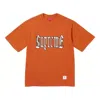Supreme Old English S/s T-shirt 'orange White'