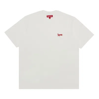 Pre-owned Supreme Old English Tee 'white'