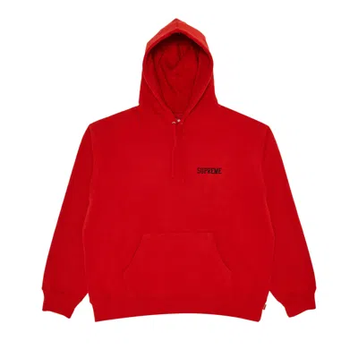 Pre-owned Supreme On God Hooded Sweatshirt 'burnt Red'