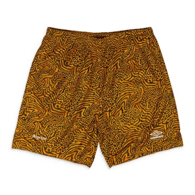 Supreme X Umbro Patterned Jacquard Shorts In Orange