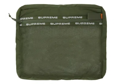 Pre-owned Supreme Organizer Pouch Set In Olive