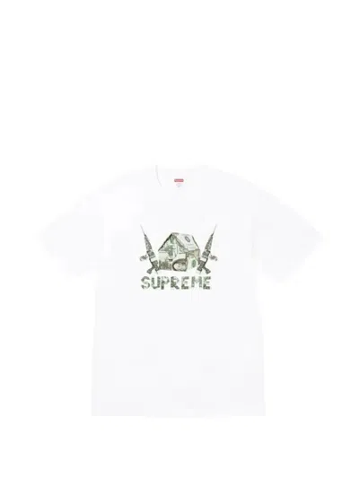 Supreme Origami Short-sleeve T-shirt In White
