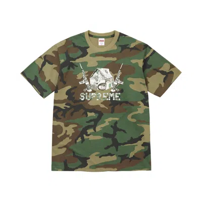 Pre-owned Supreme Origami Tee 'woodland Camo' | Green | Men's Size Xxl