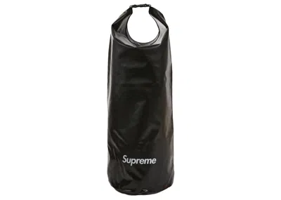 Pre-owned Supreme Ortlieb Large Rolltop Backpack In Black