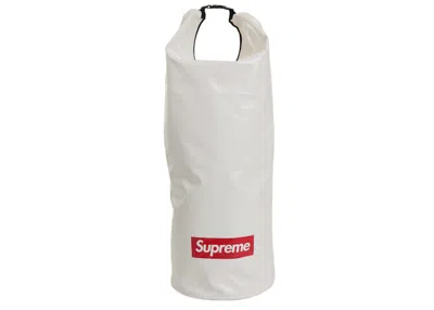 Pre-owned Supreme Ortlieb Large Rolltop Backpack In White