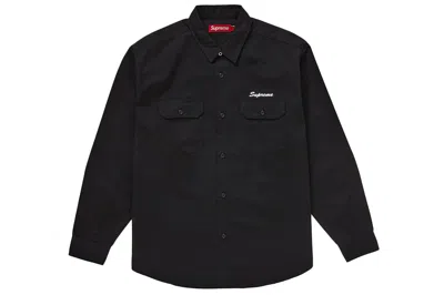 Pre-owned Supreme Our Lady Work Shirt Black