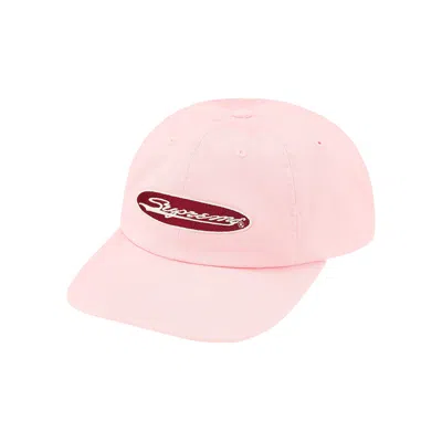 Pre-owned Supreme Oval 6-panel 'light Pink' | Men's Size Onesize