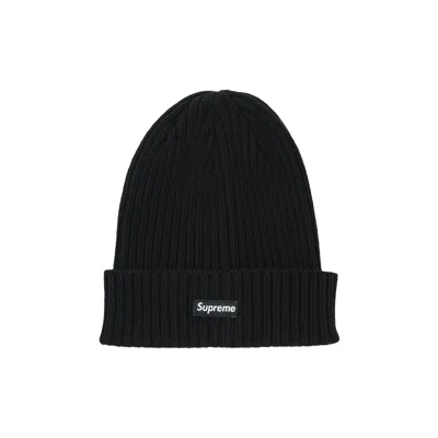 Pre-owned Supreme Overdyed Beanie 'black'