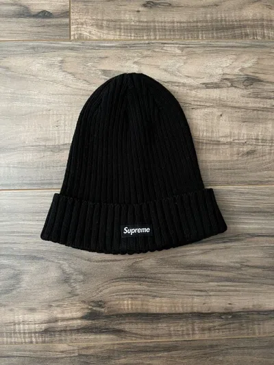 Pre-owned Supreme Overdyed Beanie In Black
