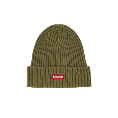 Pre-owned Supreme Overdyed Beanie 'dusty Olive' | Green | Men's Size Onesize