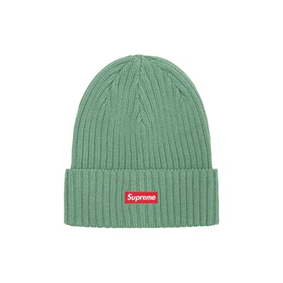 Pre-owned Supreme Overdyed Beanie 'green'