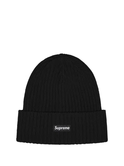Supreme Overdyed Beanie Hat In Brown