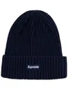 Supreme Overdyed Beanie Hat In Blue