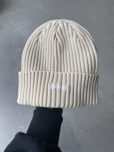 Pre-owned Supreme Overdyed Beanie Light Tan New