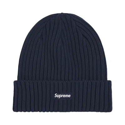 Pre-owned Supreme Overdyed Beanie 'navy' | Blue | Men's Size Onesize