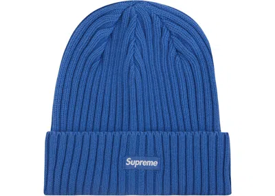 Pre-owned Supreme Overdyed Beanie (ss23) In Blue