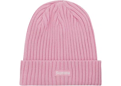 Pre-owned Supreme Overdyed Beanie (ss23) In Pink