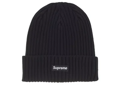 Pre-owned Supreme Overdyed Beanie (ss25) In Black