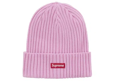 Pre-owned Supreme Overdyed Beanie (ss25) In Pink