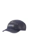 Supreme Overdyed Camp Cap In Blue