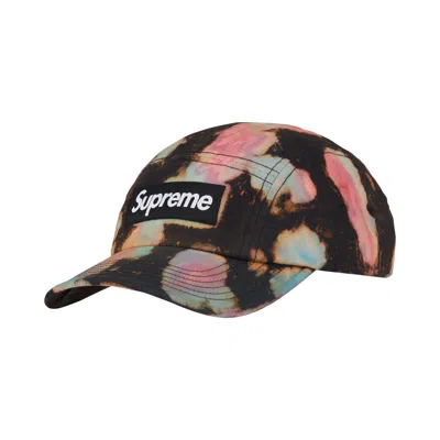 Pre-owned Supreme Overdyed Camp Cap 'multicolor Tie Dye' | Multi-color | Men's Size Onesize