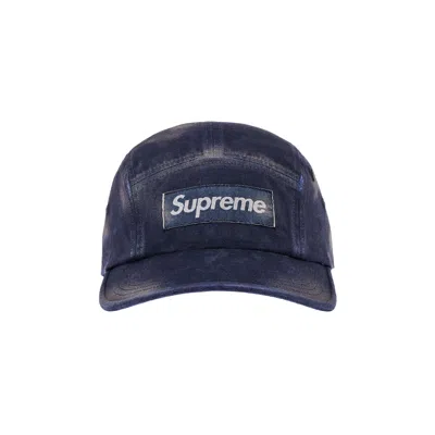 Pre-owned Supreme Overdyed Camp Cap 'navy' | Blue | Men's Size Onesize