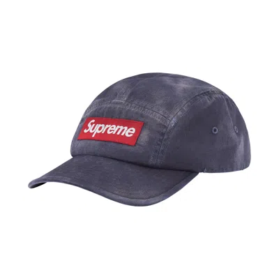 Pre-owned Supreme Overdyed Camp Cap 'navy' | Blue | Men's Size Onesize