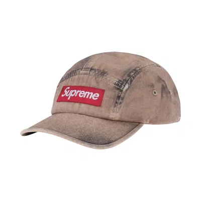 Pre-owned Supreme Overdyed Camp Cap 'tan' | Men's Size Onesize In Brown