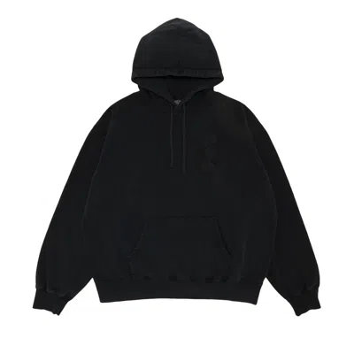 Pre-owned Supreme Overdyed S Logo Hooded Sweatshirt 'black'