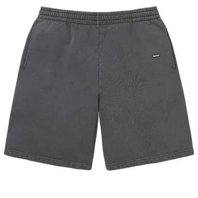 Supreme Overdyed Small Box Sweatshorts 'black'