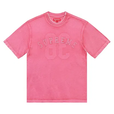 Pre-owned Supreme Overprint Short-sleeve Top 'magenta' | Pink | Men's Size M