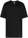 Supreme Paint Cotton T-shirt In Black