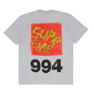 Pre-owned Supreme Paint Tee 'heather Grey'