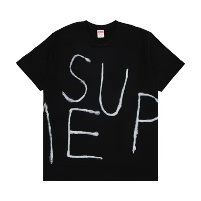 Pre-owned Supreme Painted Tee 'black' | Men's Size Xxl