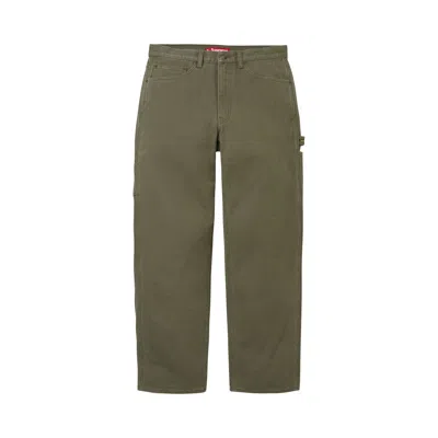 Pre-owned Supreme Painter Pant 'olive' | Green | Men's Size 32