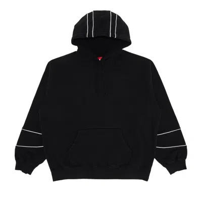 Pre-owned Supreme Paneled Hooded Sweatshirt 'black' | Men's Size Xxl