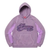 Supreme Paneled Script Hooded Sweatshirt 'purple' In Multi