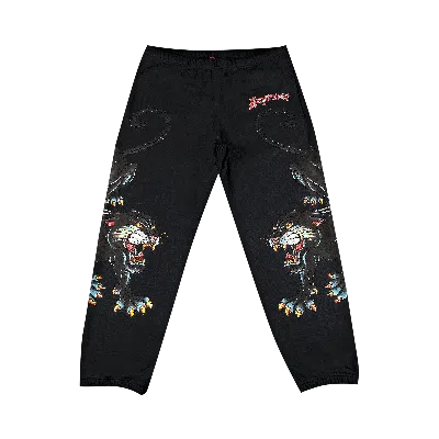 Pre-owned Supreme Panther Sweatpant 'black'