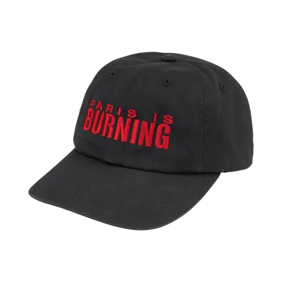 Pre-owned Supreme Paris Is Burning 6-panel 'black' | Men's Size Onesize