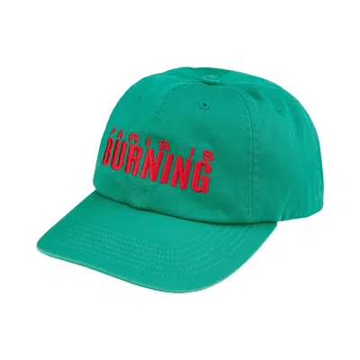 Pre-owned Supreme Paris Is Burning 6-panel 'teal' | Men's Size Onesize In Blue